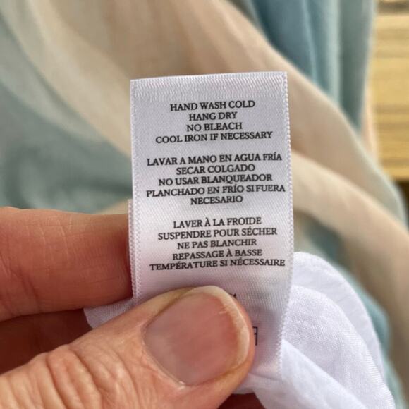 RAILS Ashlyn Dress Color Sunset Gradient Blue And Pink Size S - Picture 14 of 14